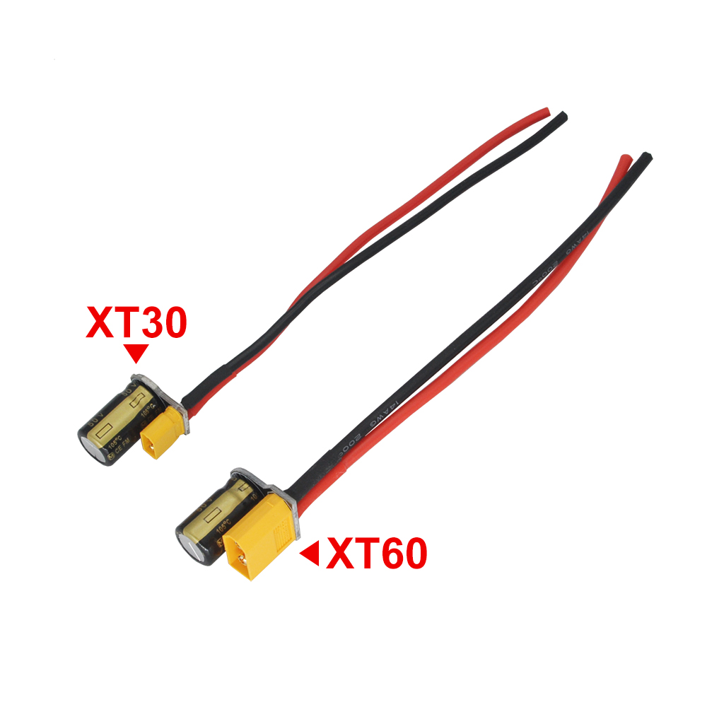 Drone Battery 6S - XT30/XT60 Male Plug Connector Cable with