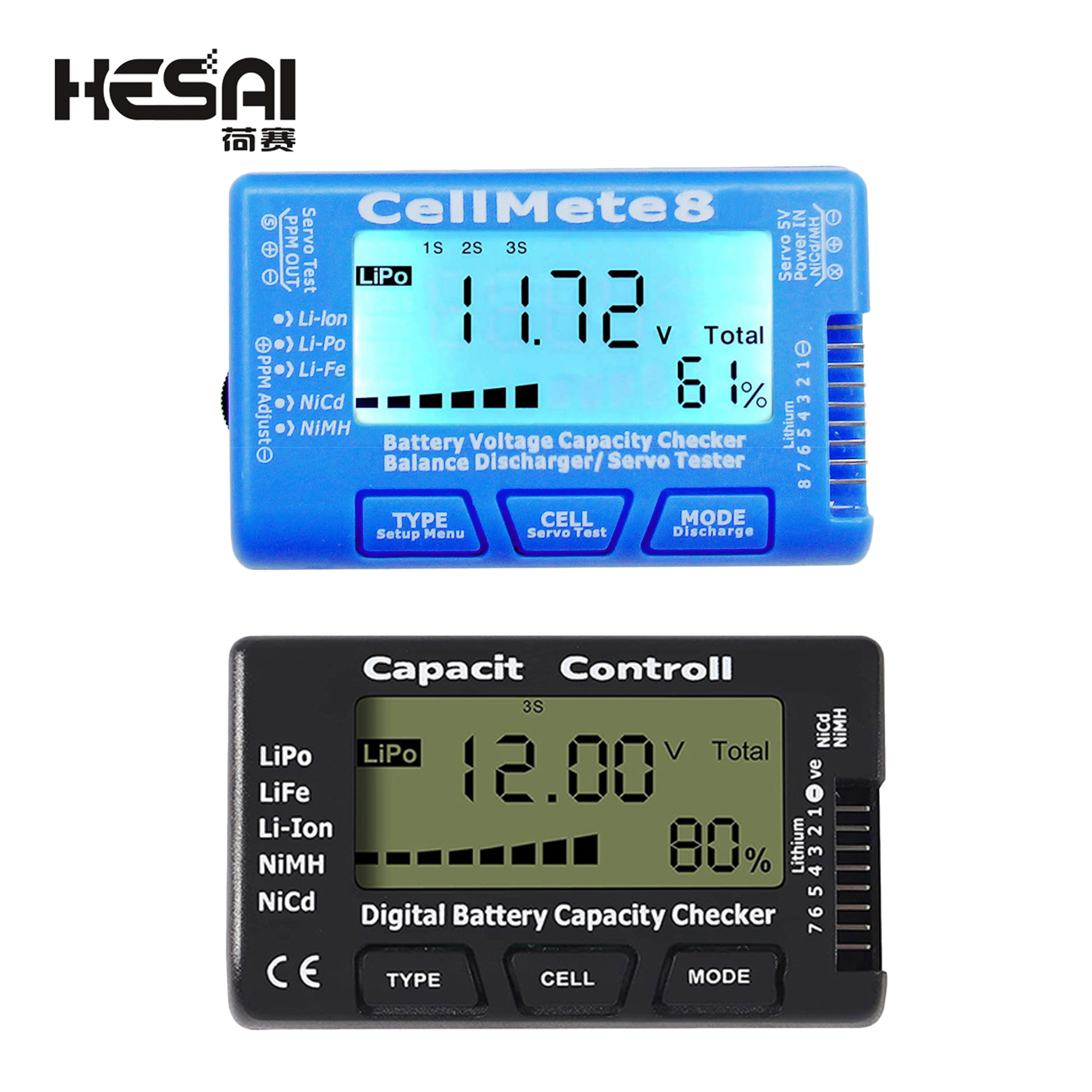 Drone Battery Alarm - RC Cellmeter8 Cellmeter7 Digital Battery Capacity