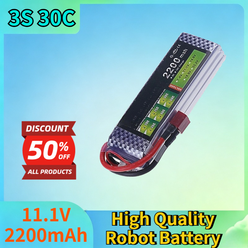 New 3S 30C 11.1V 2200mAh Li-po - Drone Battery 3S บทวิจารณ์และราคา
