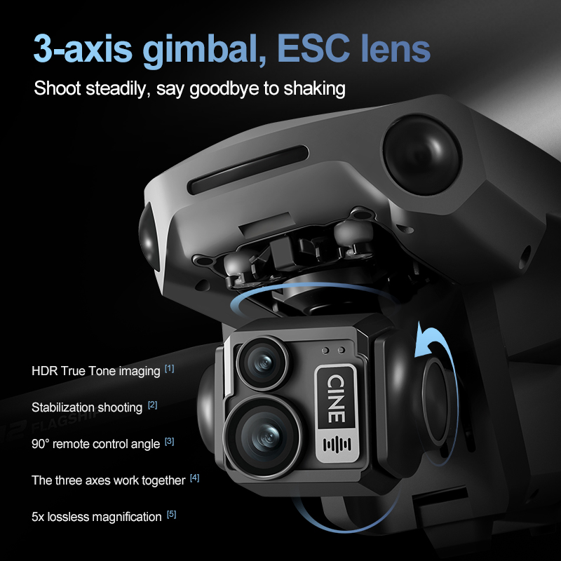 8K 3 Axis Gimbal Brushless 7.2 - Drone Battery Case บทวิจารณ์และราคา