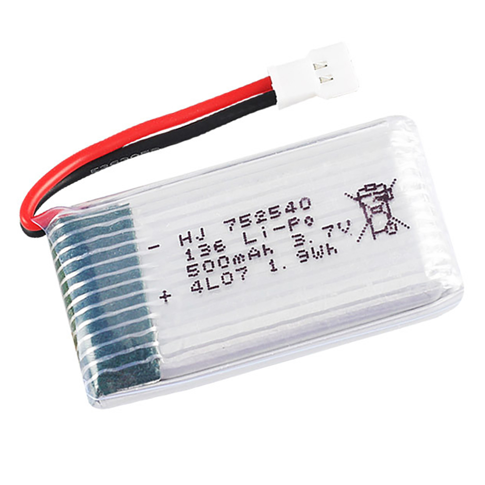 3.7V 500mAh 752540 Lipo Batter - Drone Battery Lipo บทวิจารณ์และราคา