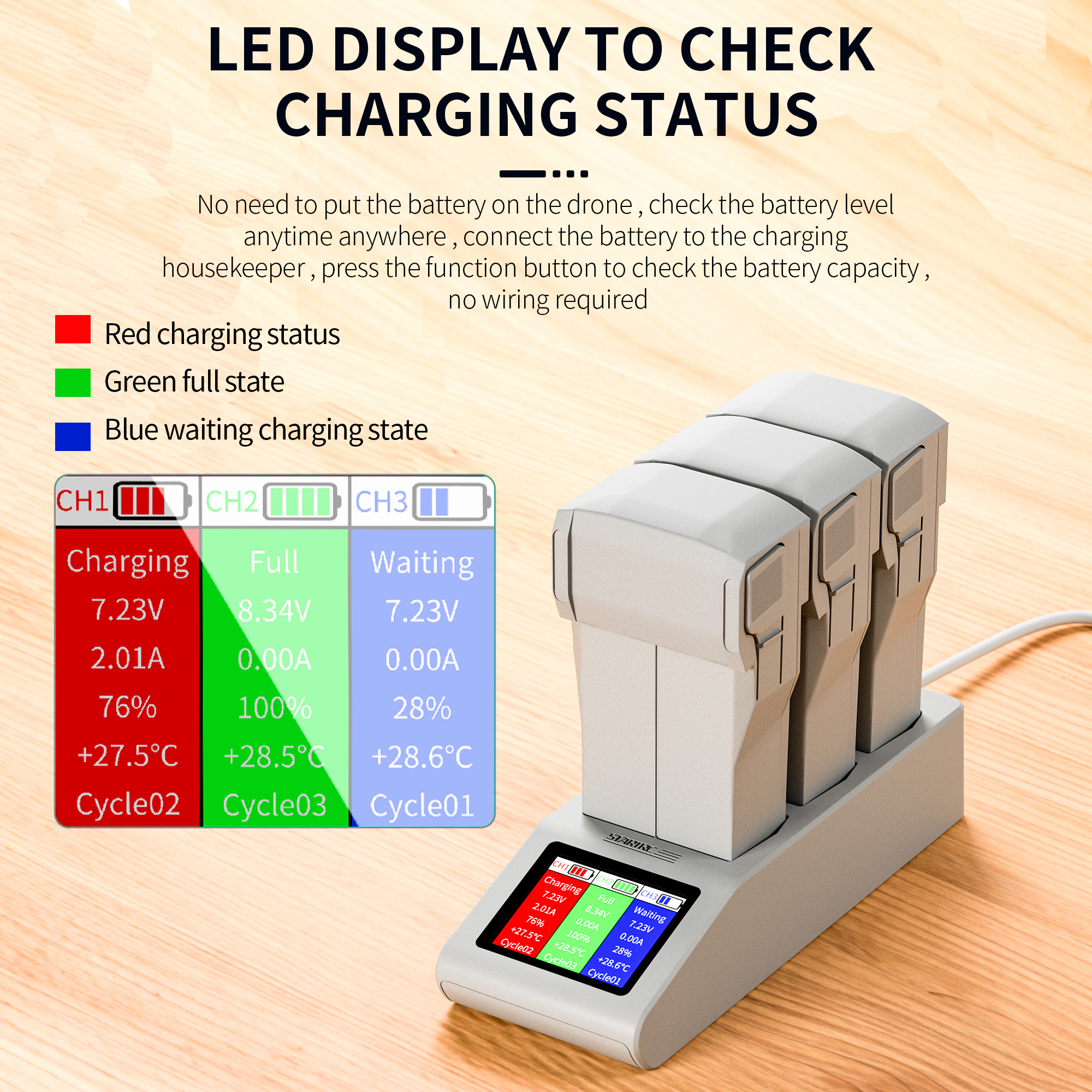 Mini 5 Pro Battery Faster Char - Drone Battery Balance Charger บทวิจารณ์และราคา