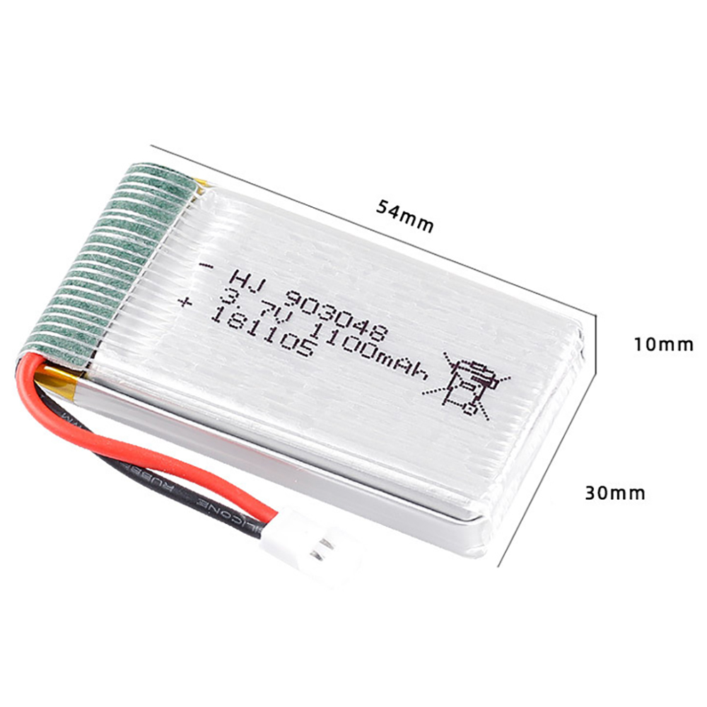 3.7V 1100mAh 903048 Lipo Batte - Drone Battery Lipo บทวิจารณ์และราคา