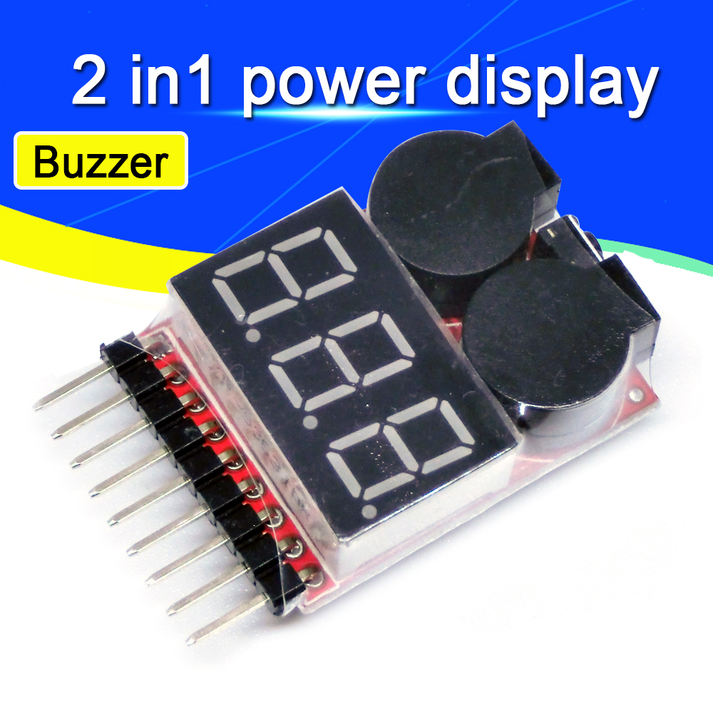 For 1S/2s/3s/4s/5s/6s/7s/8s Lo - Drone Battery Alarm บทวิจารณ์และราคา