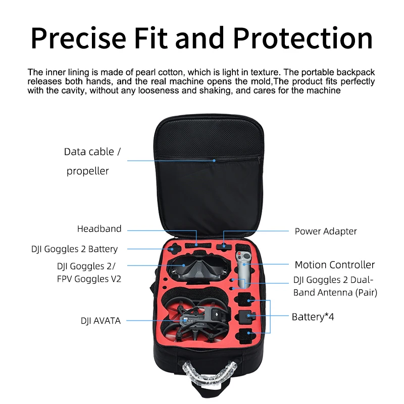 Portable Case Backpack Nylon W - Drone Battery Bag บทวิจารณ์และราคา