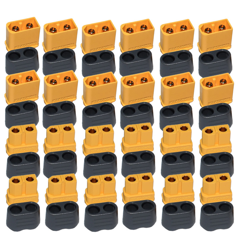 4/10 PCS with Sheath XT60 Male - Drone Battery Connector บทวิจารณ์และราคา