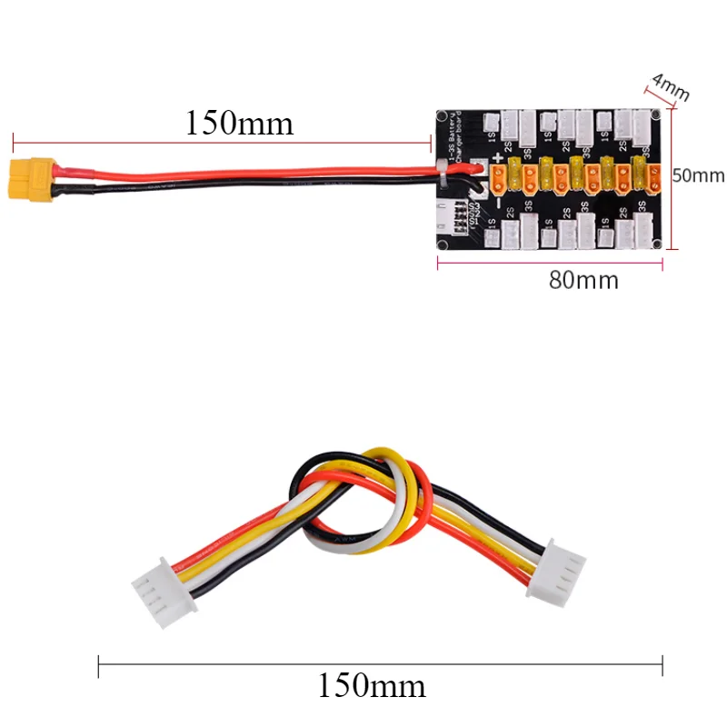 1-5Pcs 1S-3S 20A XT30 Plug Lip - Drone Battery Parallel Board บทวิจารณ์และราคา