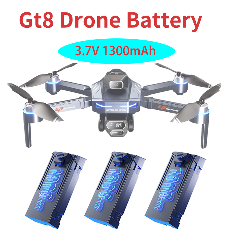Original 3.7V 1300mAh GT8 Dron - Drone Battery Li-Ion บทวิจารณ์และราคา