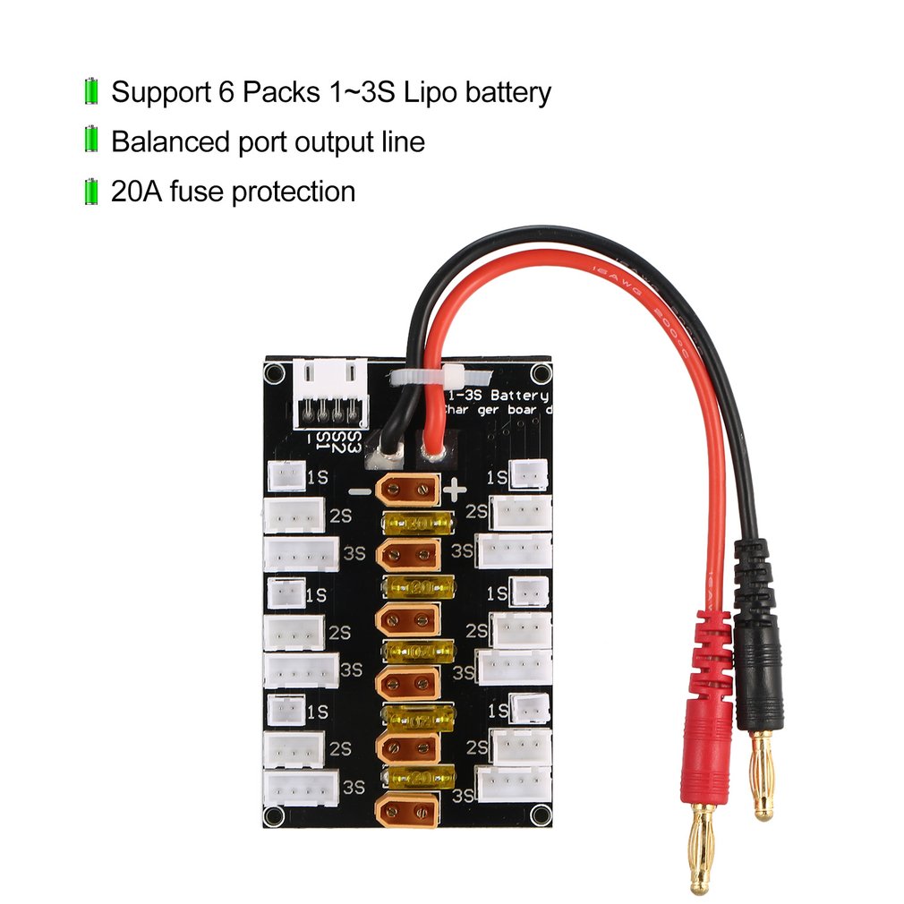 RC Lipo Battery Parallel Charg - Drone Battery Parallel Board บทวิจารณ์และราคา