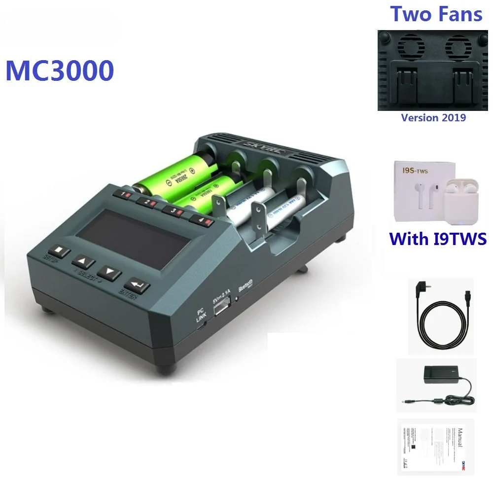 MC3000  Smart 4 Slots LCD Disp - Drone Battery Smart บทวิจารณ์และราคา