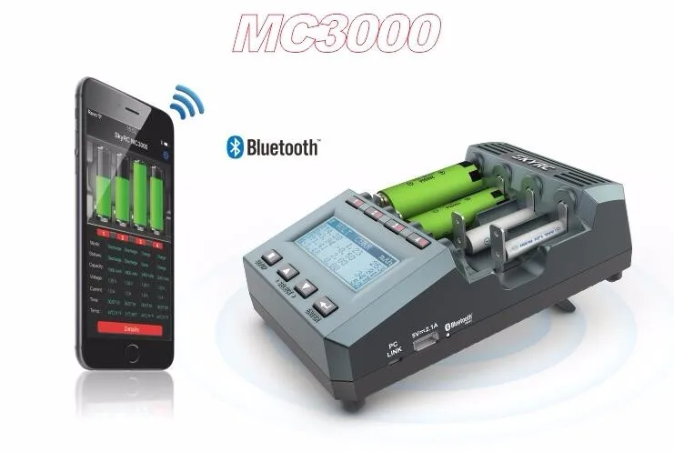 MC3000  Smart 4 Slots LCD Disp - Drone Battery Smart บทวิจารณ์และราคา