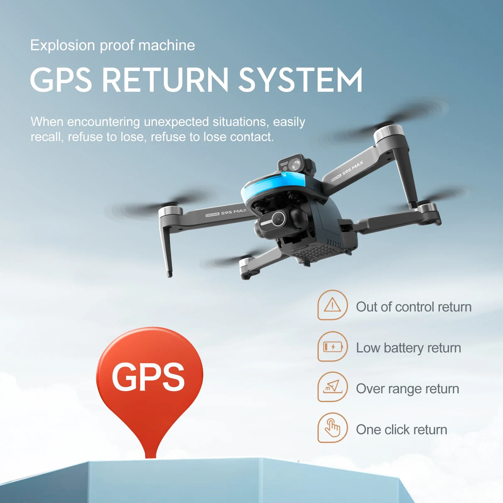 NEW S9S MAX MINI Drone 4K 2-Ax - Drone Battery Box บทวิจารณ์และราคา