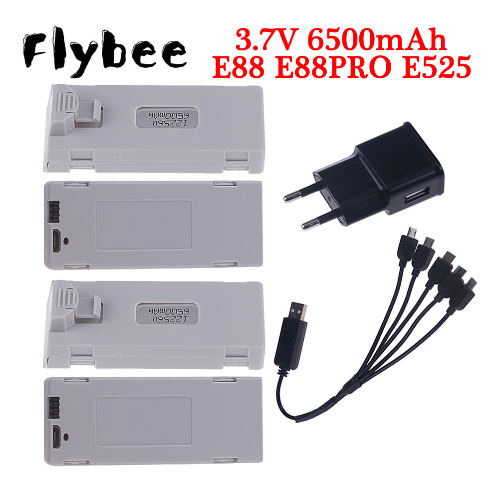 Original E88 Battery 3.7V 6500 - Drone Battery Lipo บทวิจารณ์และราคา