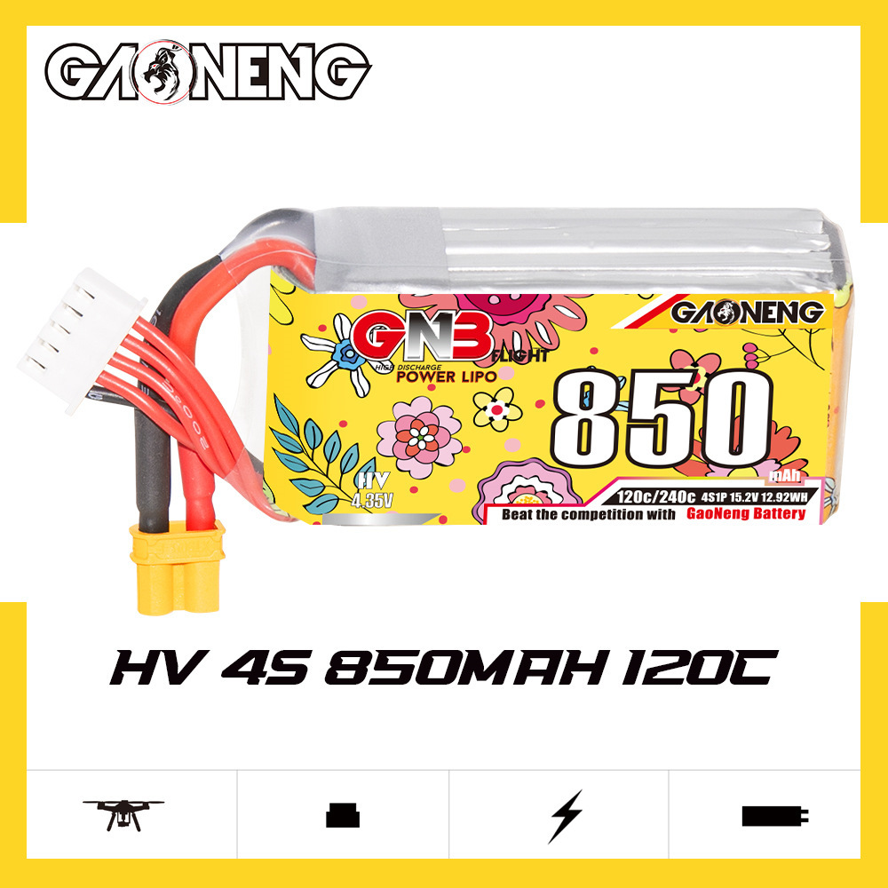 Upgraded GNB 4S 15.2V 850mAh L - Drone Battery 4S บทวิจารณ์และราคา