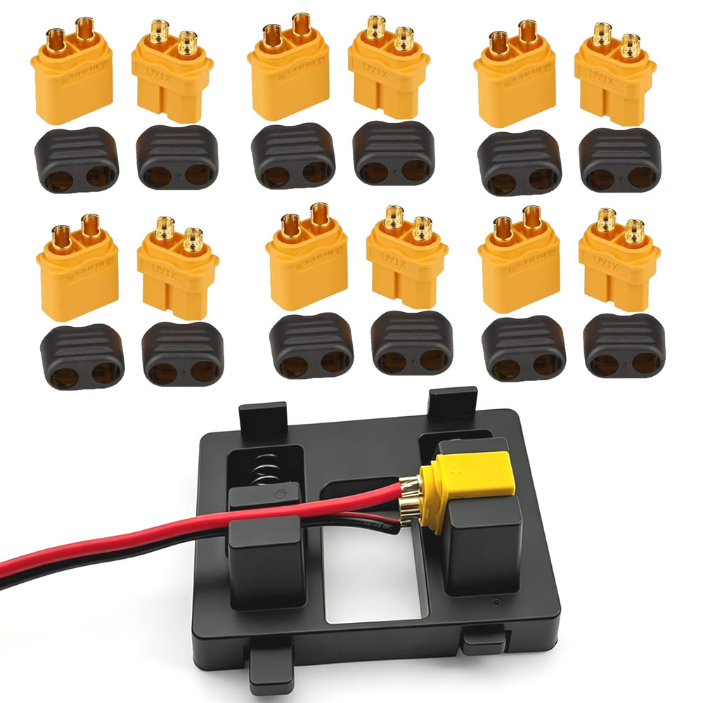 XT60 Connector Plug with Sheat - Drone Battery Connector บทวิจารณ์และราคา