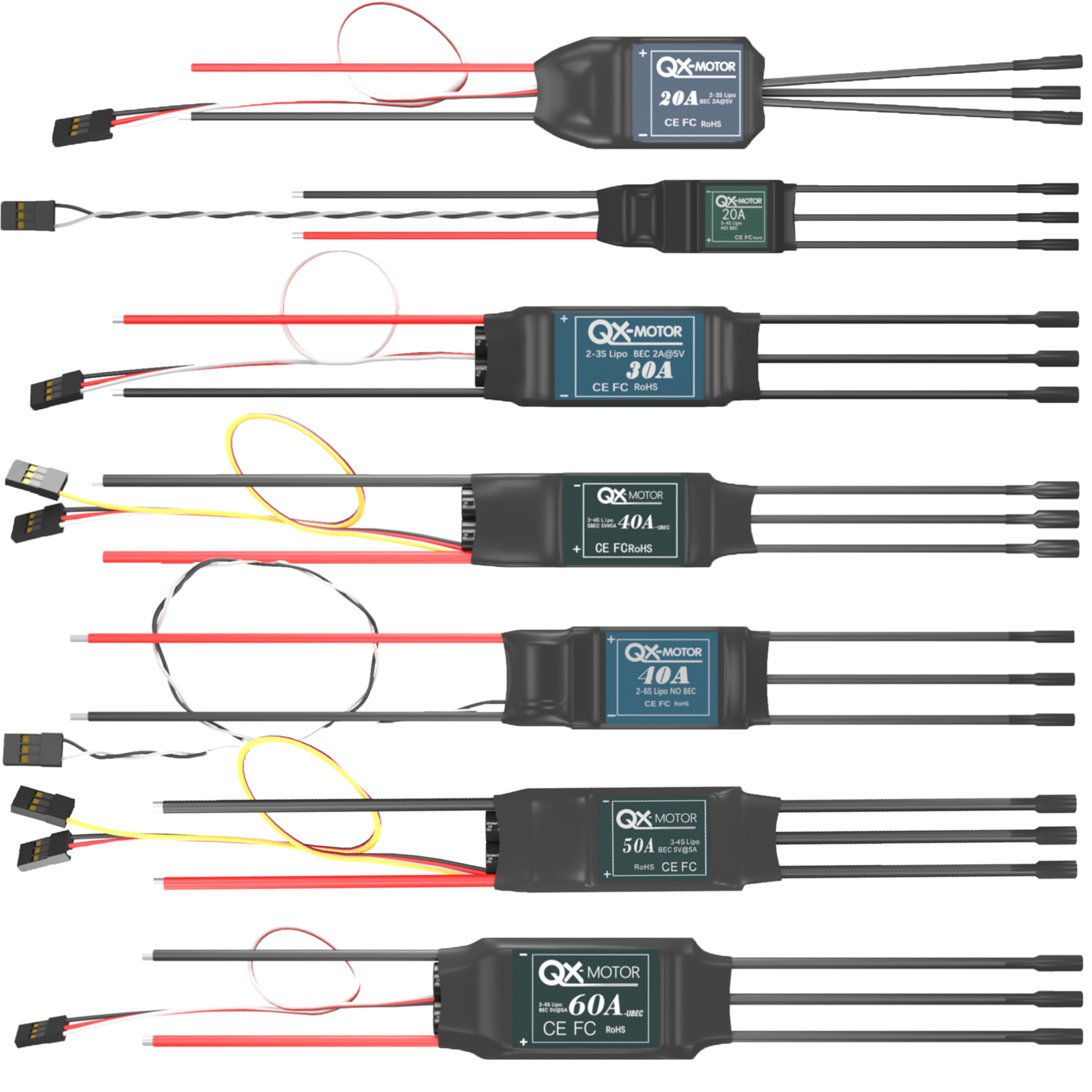 QX-MOTOR Brushless ESC series  - Drone Battery Plate บทวิจารณ์และราคา