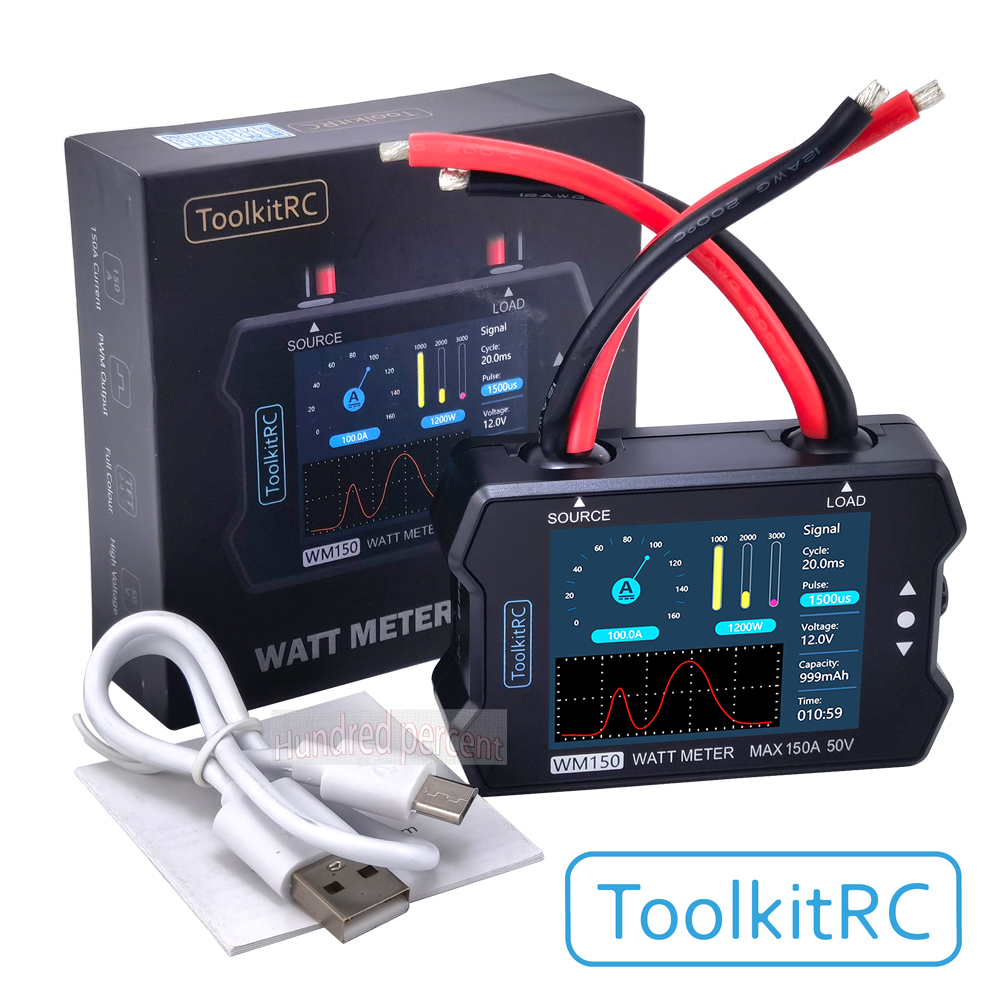 ToolkitRC WM150 150A 50V Watt  - Drone Battery Voltage Checker บทวิจารณ์และราคา