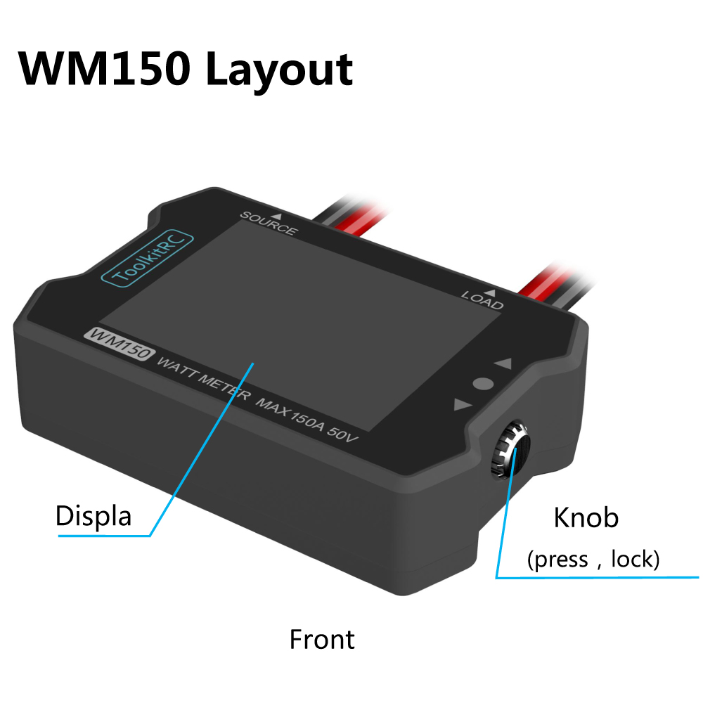 ToolkitRC WM150 150A 50V Watt  - Drone Battery Voltage Checker บทวิจารณ์และราคา
