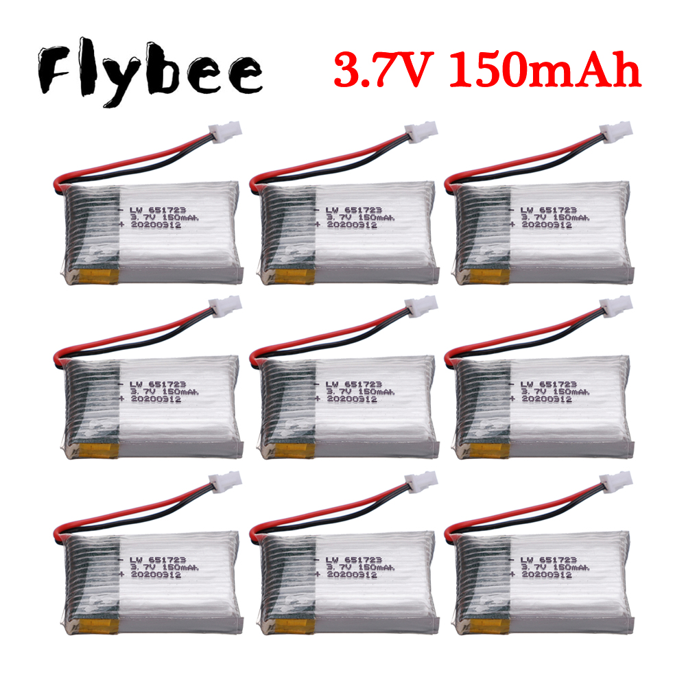 3.7V 150mah 651723 for H20 S8  - Drone Battery Lipo บทวิจารณ์และราคา