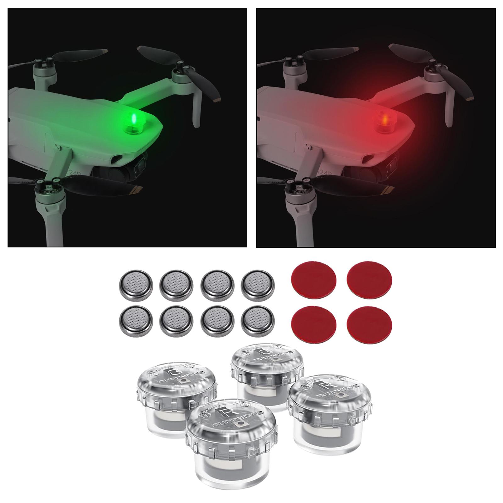 4x LED Night Flight Light Sign - Drone Battery Alarm บทวิจารณ์และราคา