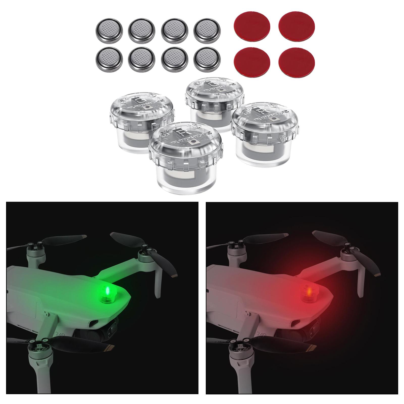 4x LED Night Flight Light Sign - Drone Battery Alarm บทวิจารณ์และราคา