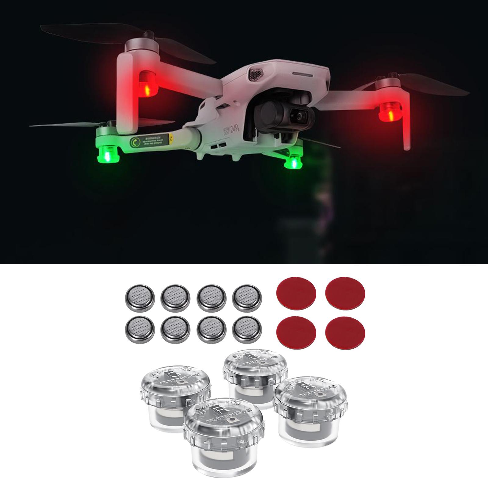 4x LED Night Flight Light Sign - Drone Battery Alarm บทวิจารณ์และราคา