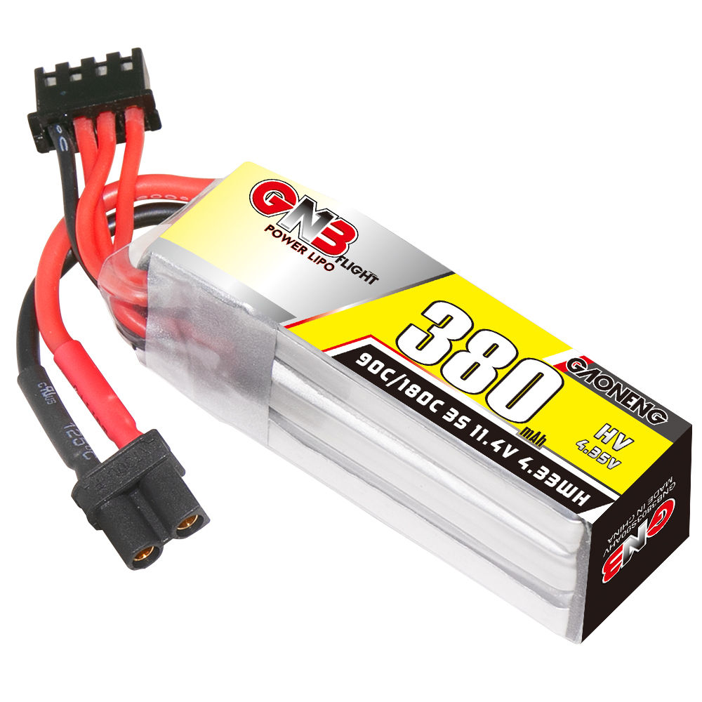 GNB GAONENG 3S 11.4V HV 380mah - Drone Battery High Voltage บทวิจารณ์และราคา