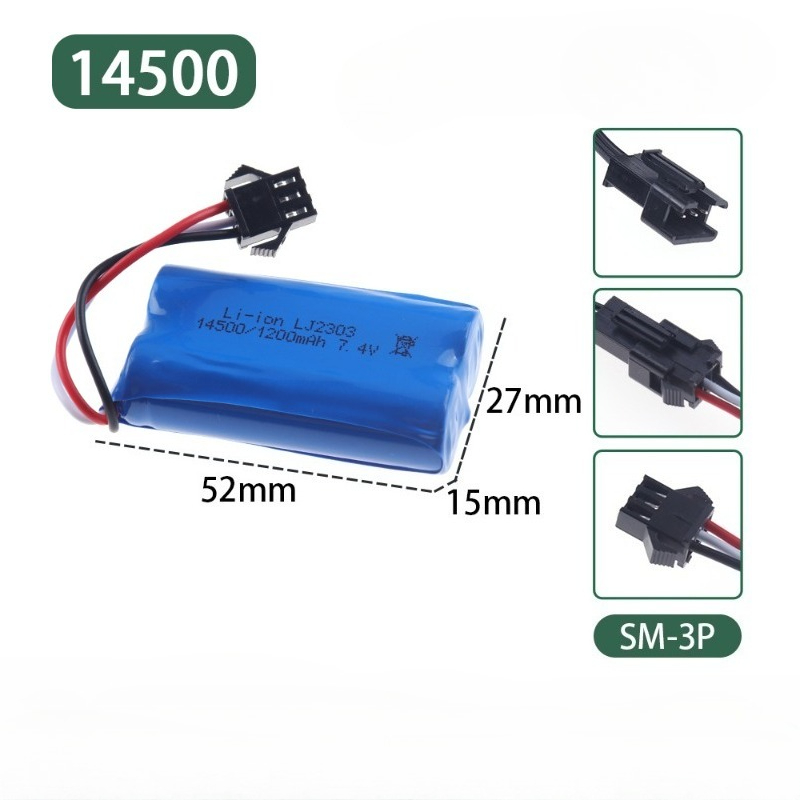New 7.4V 1200mAh Lithium Batte - Drone Battery Li-Ion บทวิจารณ์และราคา