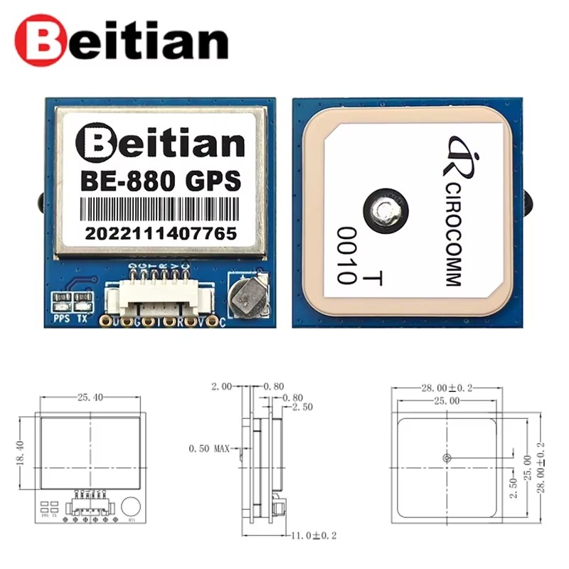 Beitian GPS Module BE-180 BE-2 - Drone Battery Plate บทวิจารณ์และราคา