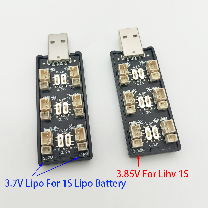 6CH USB 1S LiPo/LiHv 3.7V/4.2V - Drone Battery Plate บทวิจารณ์และราคา