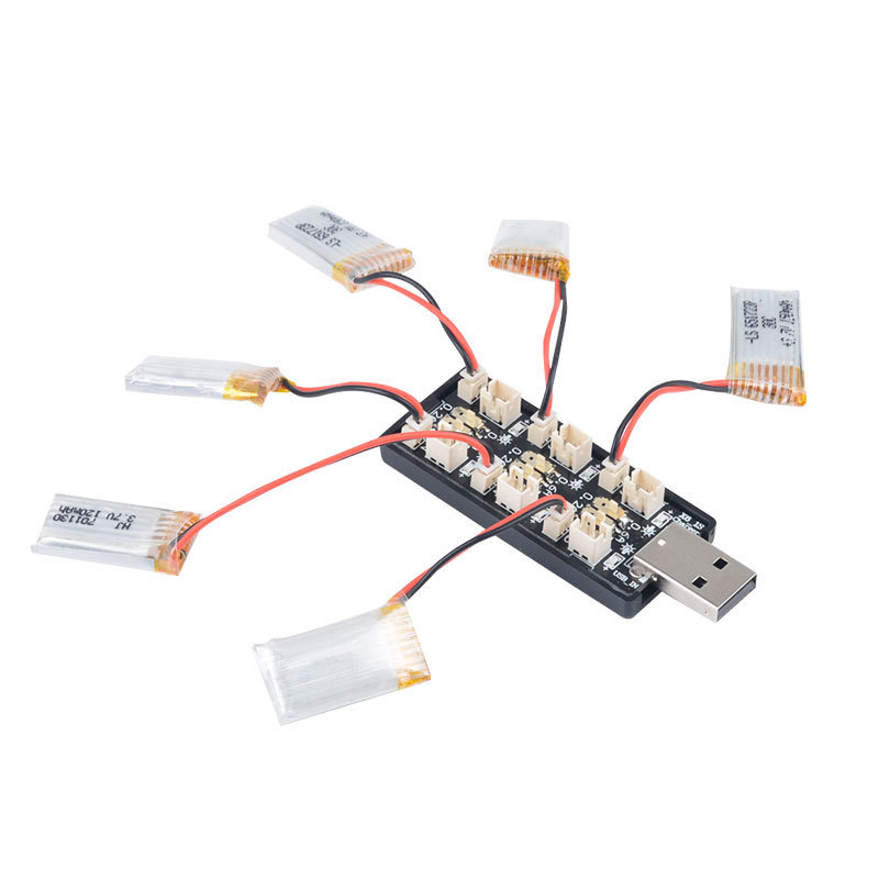 6CH USB 1S LiPo/LiHv 3.7V/4.2V - Drone Battery Plate บทวิจารณ์และราคา