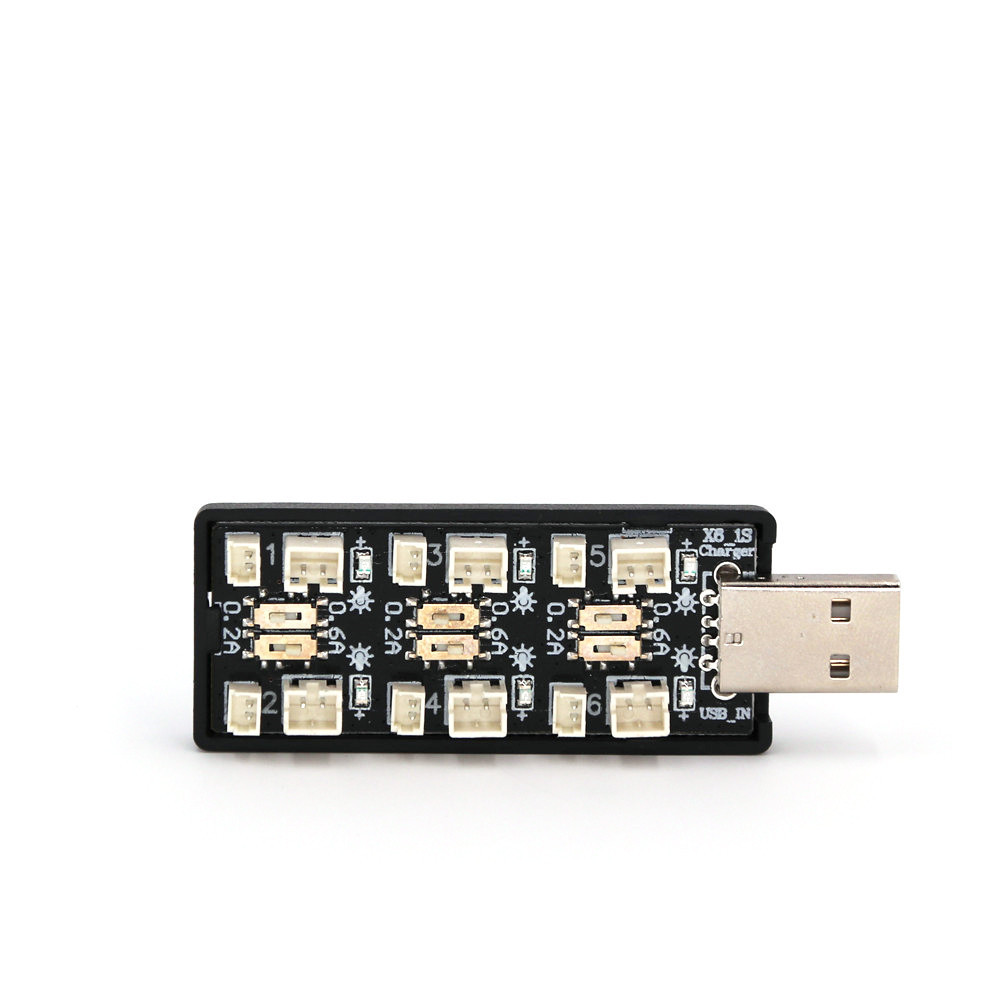 6CH USB 1S LiPo/LiHv 3.7V/4.2V - Drone Battery Plate บทวิจารณ์และราคา