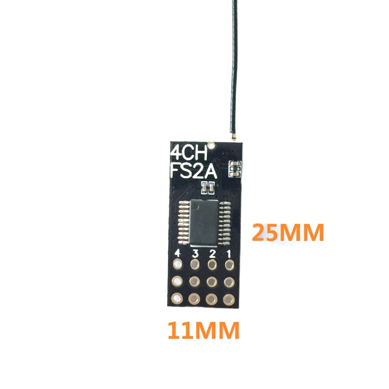 Flysky FS2A Mini Receiver 4CH  - Drone Battery Lipo บทวิจารณ์และราคา