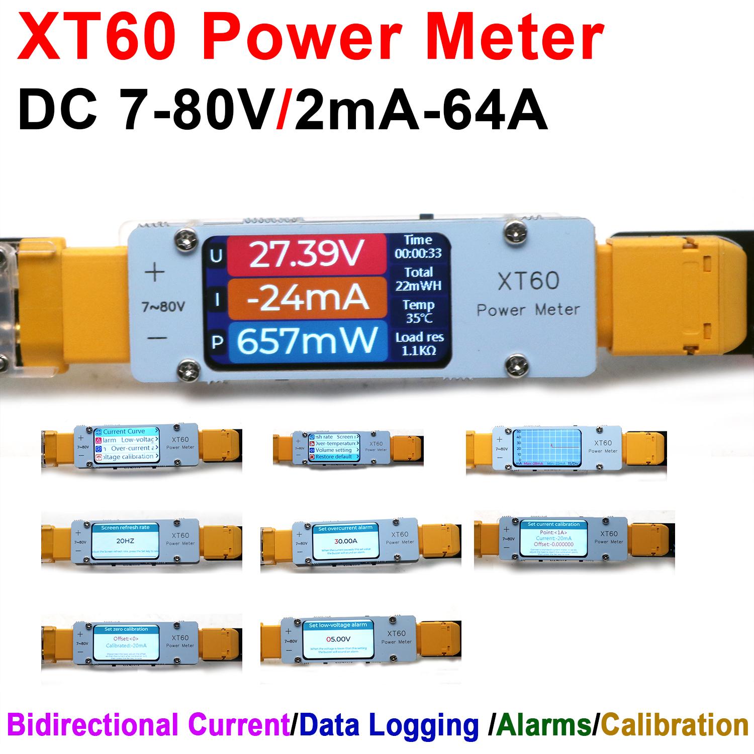 DC 7-80V 64A Bidirectional Pow - Drone Battery Alarm บทวิจารณ์และราคา
