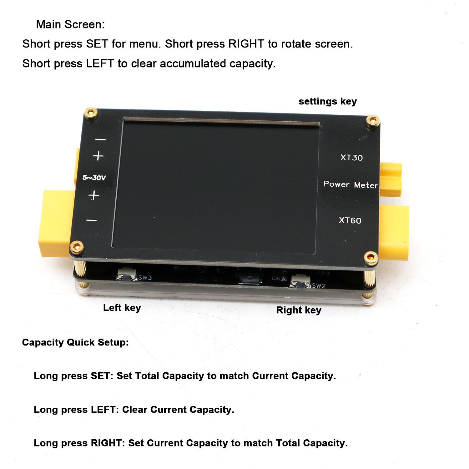 2.4Inch Display Power Meter XT - Drone Battery Voltage Checker บทวิจารณ์และราคา