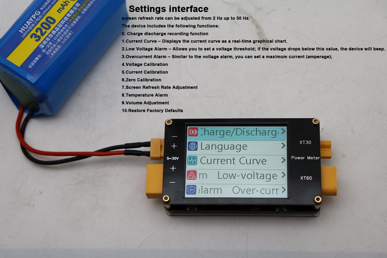 2.4Inch Display Power Meter XT - Drone Battery Voltage Checker บทวิจารณ์และราคา