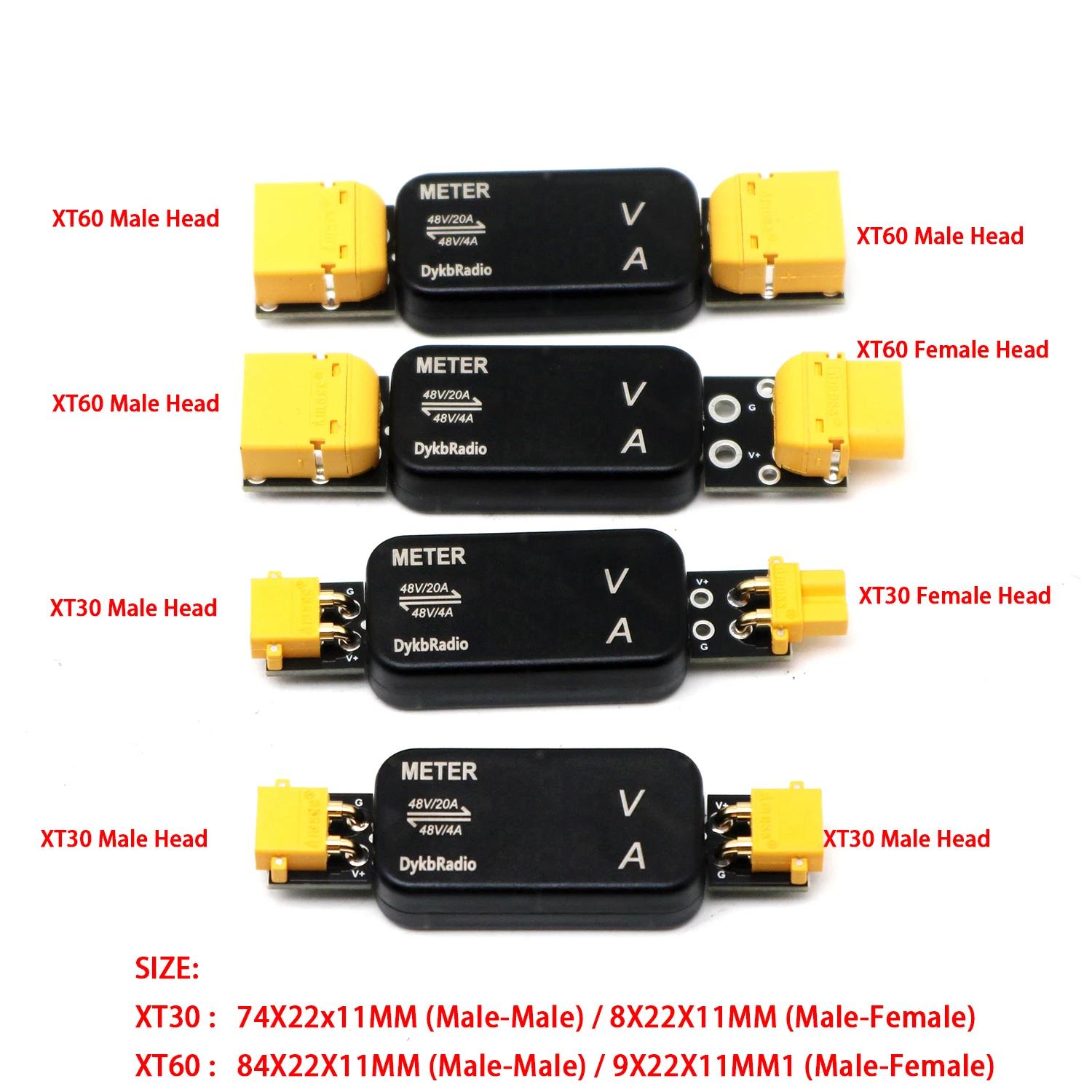 USB XT60 XT30 Voltmeter Ammete - Drone Battery Voltage Checker บทวิจารณ์และราคา