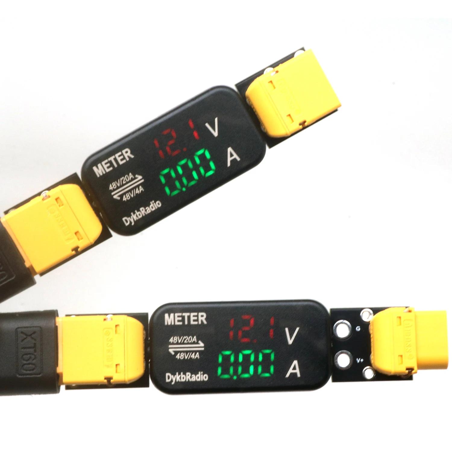 USB XT60 XT30 Voltmeter Ammete - Drone Battery Voltage Checker บทวิจารณ์และราคา