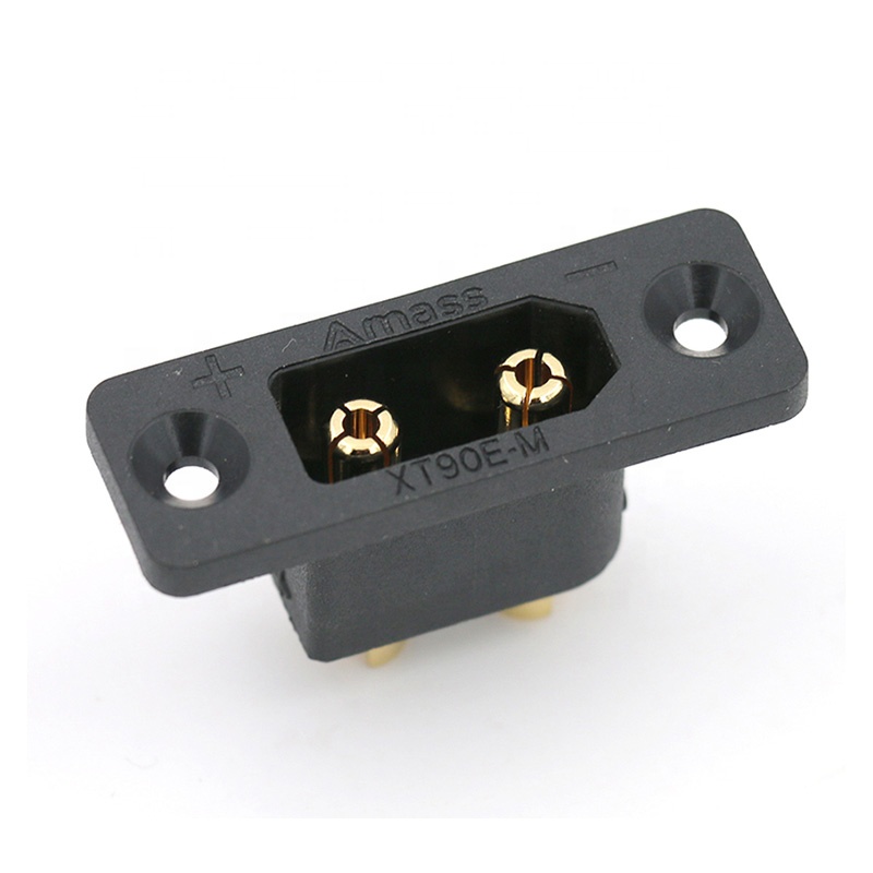 30PCSAmass Black XT90E-M Panel - Drone Battery Connector บทวิจารณ์และราคา