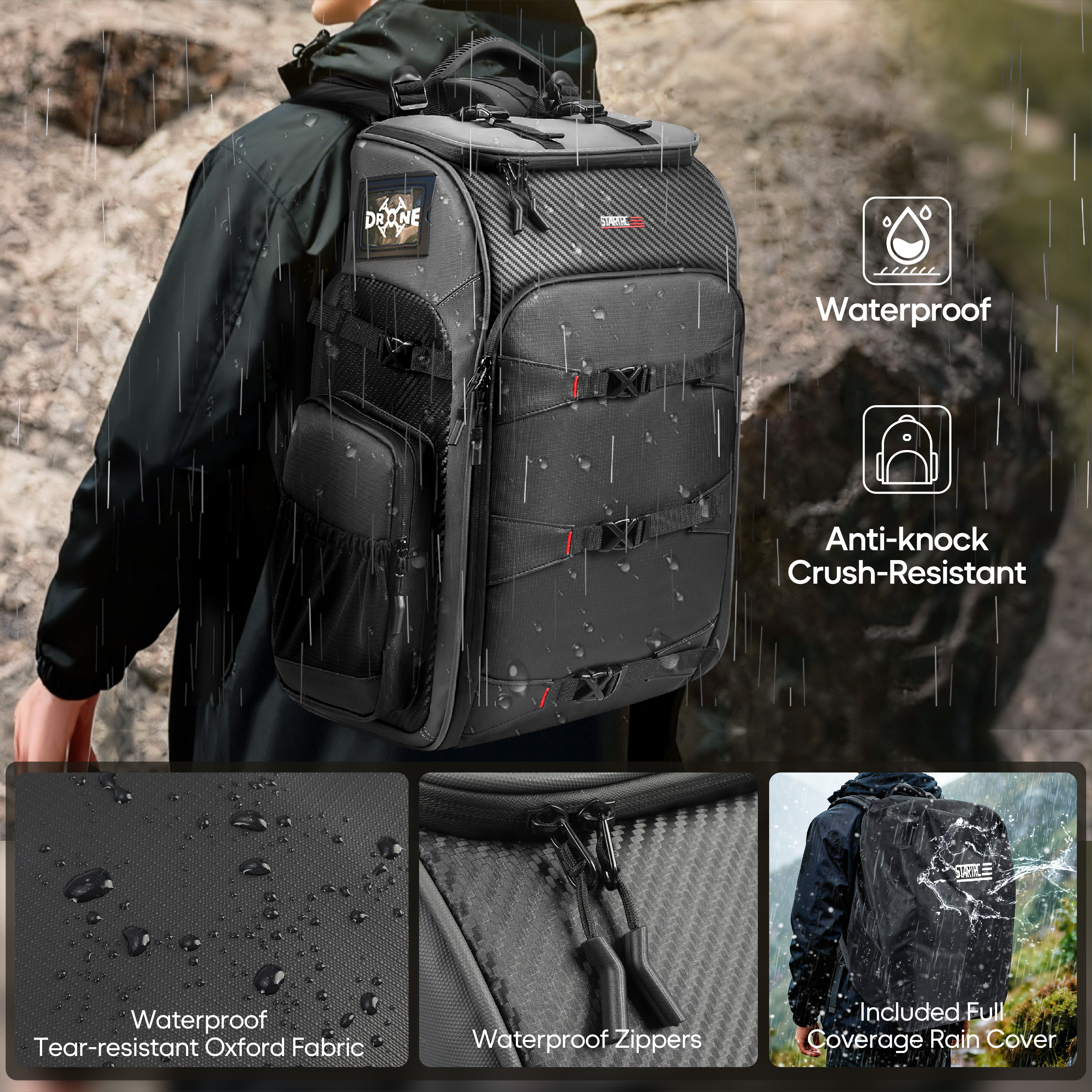FPV Drone Backpack 40L Profess - Drone Battery Bag บทวิจารณ์และราคา