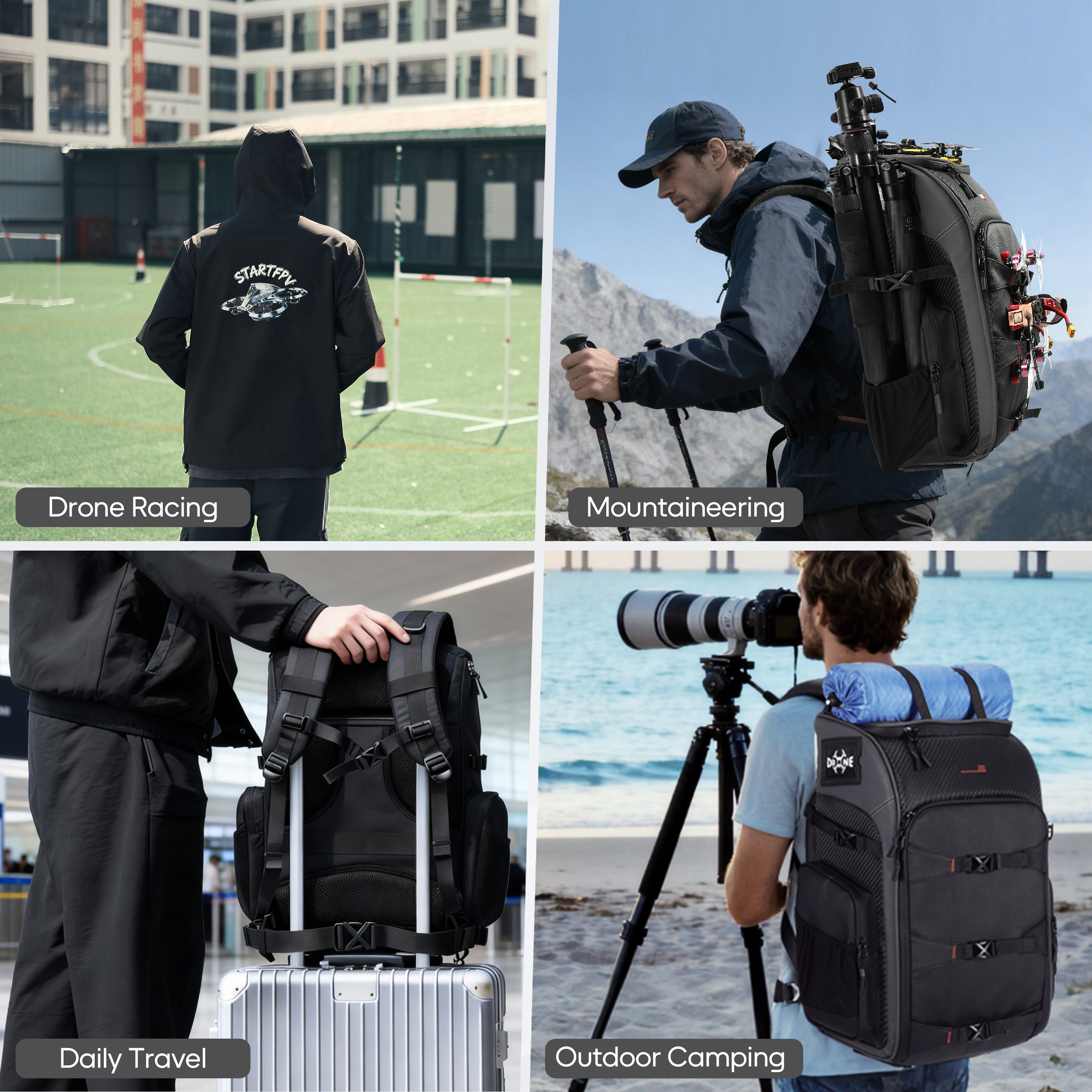 FPV Drone Backpack 40L Profess - Drone Battery Bag บทวิจารณ์และราคา
