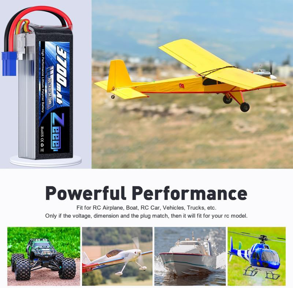 Zeee 4S Lipo Battery 14.8V 60C - Drone Battery 4S บทวิจารณ์และราคา