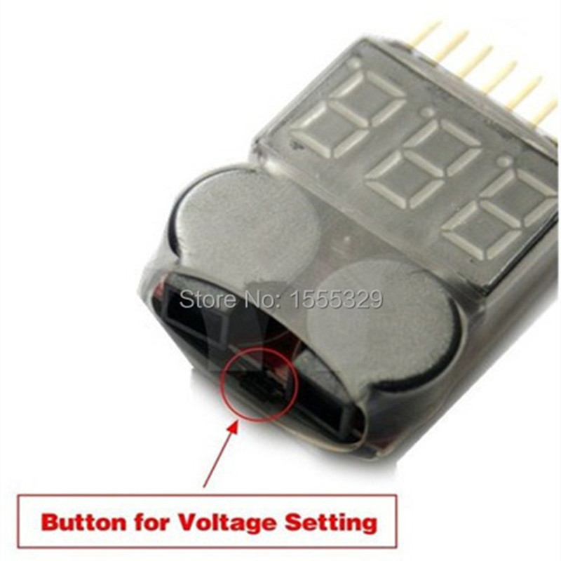 2Pcs 1S-8S LiPo Battery Voltag - Drone Battery Voltage Checker บทวิจารณ์และราคา