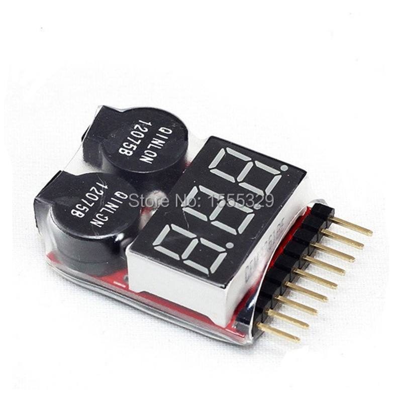 2Pcs 1S-8S LiPo Battery Voltag - Drone Battery Voltage Checker บทวิจารณ์และราคา