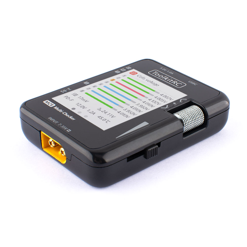 ToolkitRC MC8 Mini Size Cell c - Drone Battery Voltage Checker บทวิจารณ์และราคา