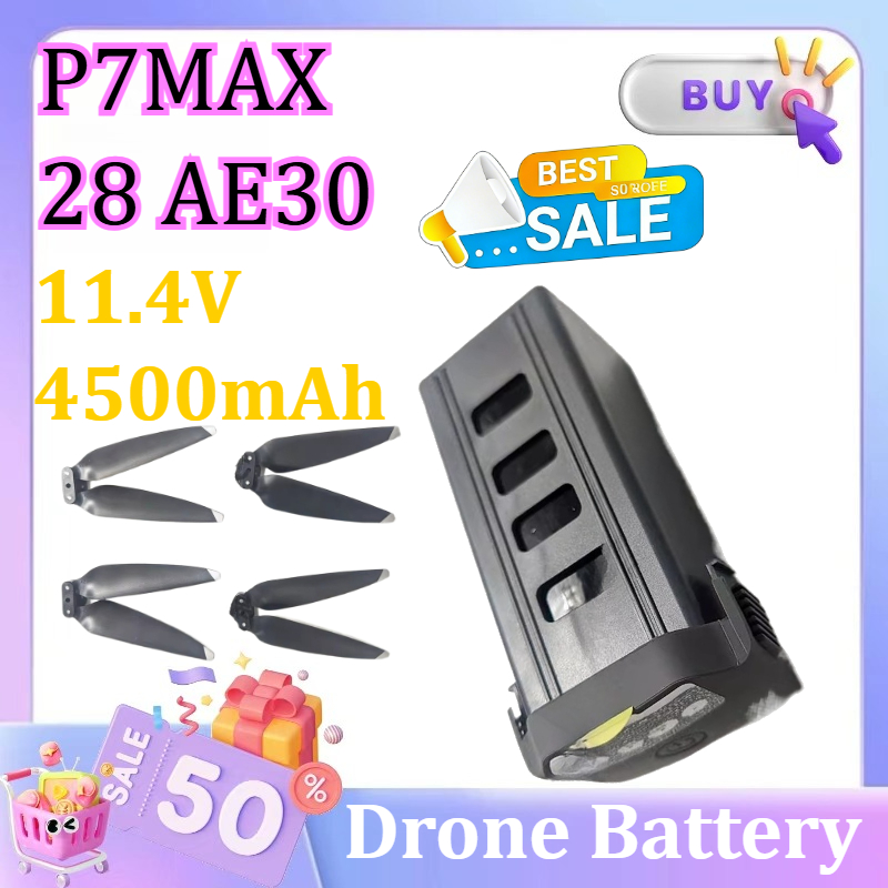 11.4V 4500mAh P7MAX 28 AE30 Dr - Drone Battery Li-Ion บทวิจารณ์และราคา