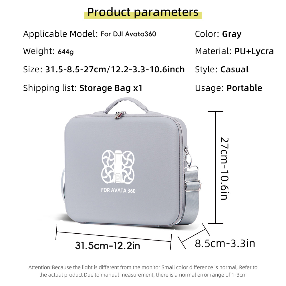 Hard Case for DJI Avata 360 Pr - Drone Battery Strap บทวิจารณ์และราคา