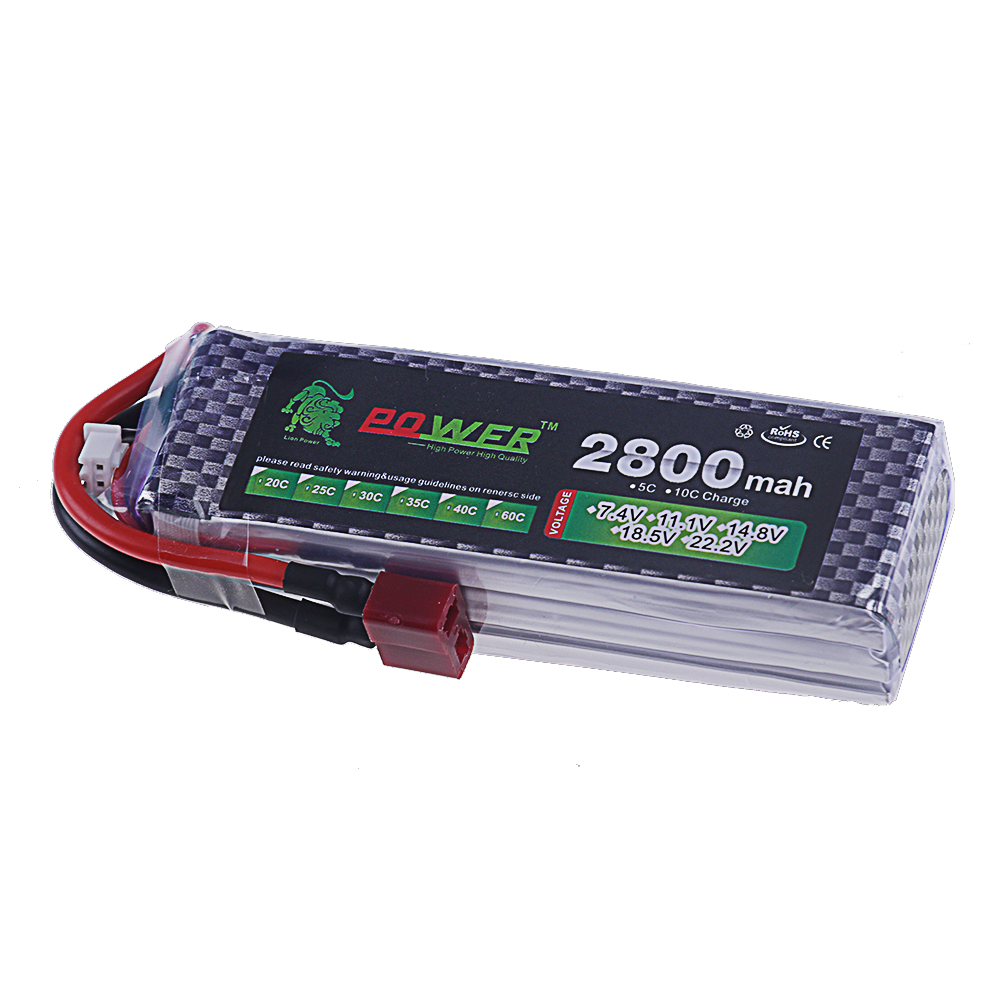 2800mAh 3S 11.1V 40C FPV Drone - Drone Battery 3S บทวิจารณ์และราคา