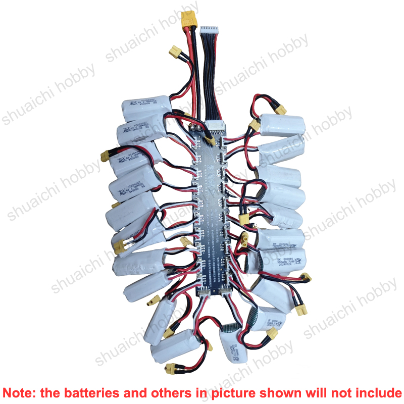 1PCS 2S (7.4V) Battery Paralle - Drone Battery Parallel Board บทวิจารณ์และราคา