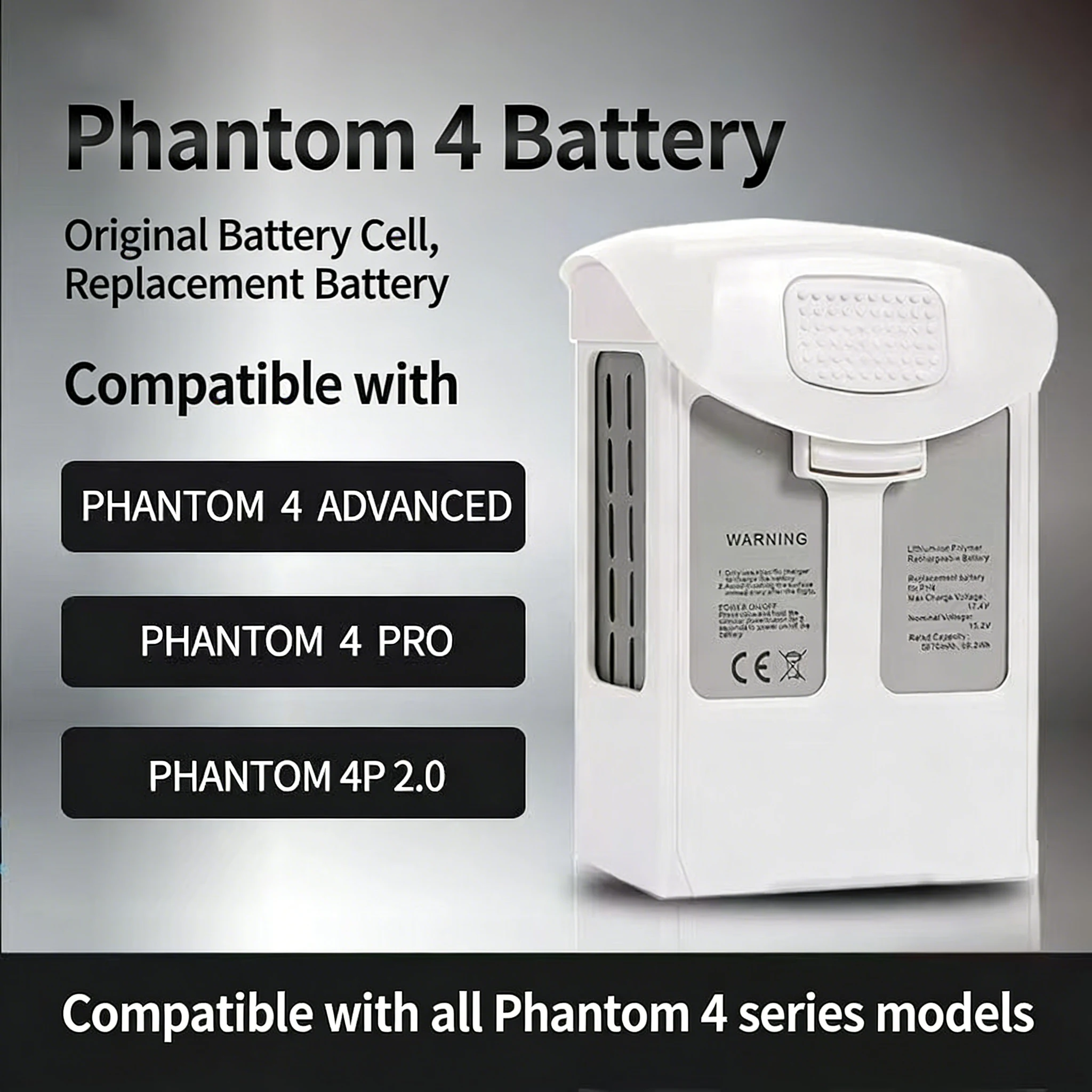 New Phantom 4 battery 6200mah  - Drone Battery Li-Ion บทวิจารณ์และราคา